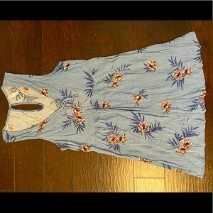 Light blue floral dress